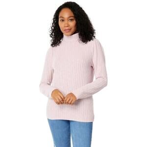 Dylan Women Pink Turtleneck Sweater M